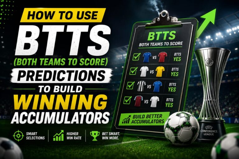 How to Use BTTS (Both Teams to Score) Predictions to Build Winning Accumulators